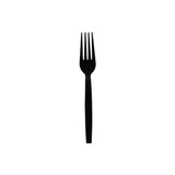 1000 Pieces Black HD Fork Individually Wrapped