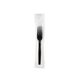 1000 Pieces Black HD Fork Individually Wrapped