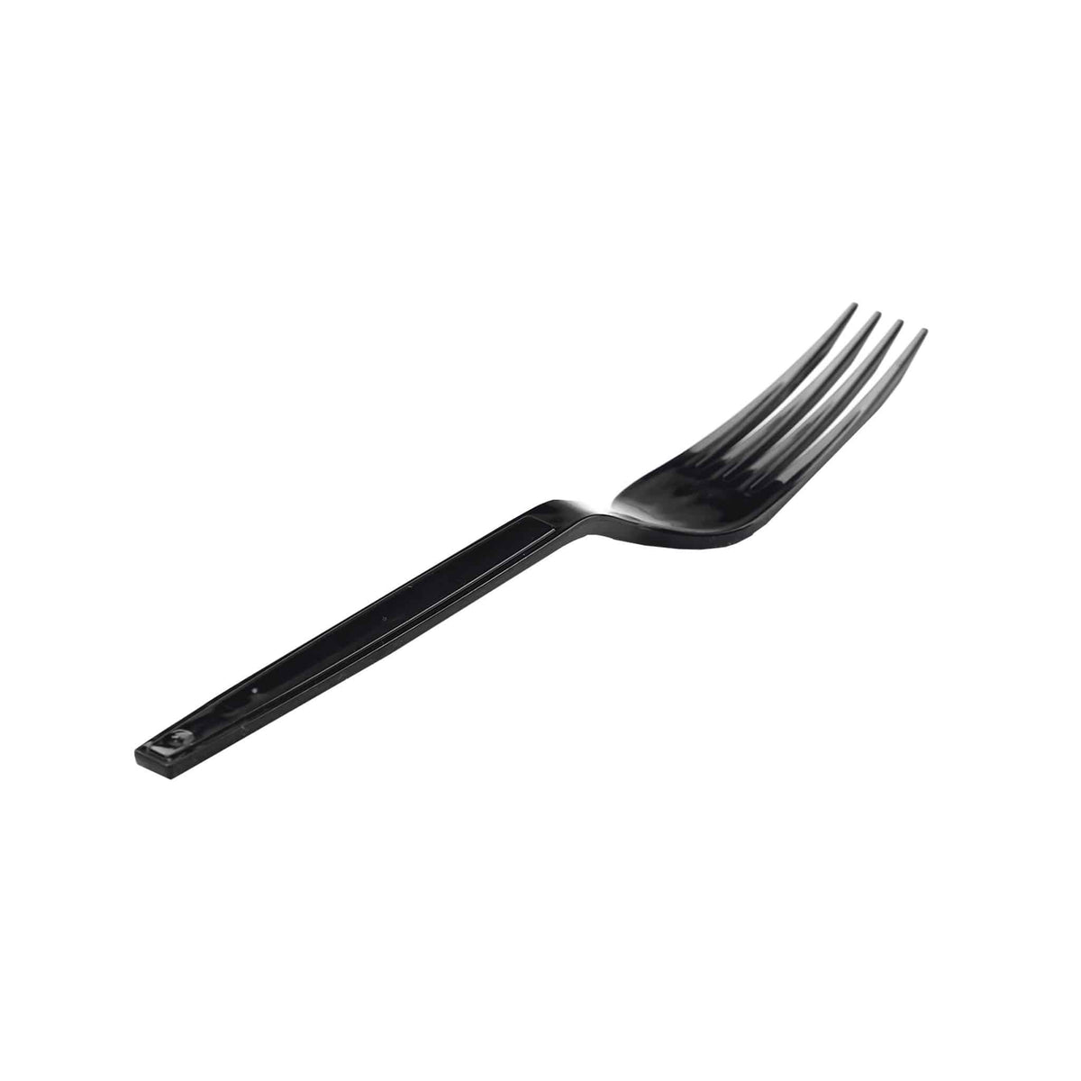 1000 Pieces Plastic Heavy Duty Black Fork