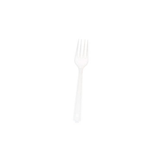 Hotpack | Plastic Medium Duty White PP Fork | 1000 Pieces - Hotpack Global