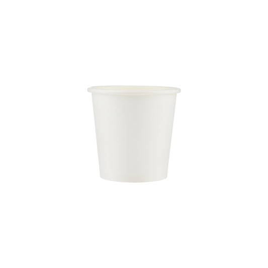 50 Pieces Heavy Duty White Single Wall Paper Cups