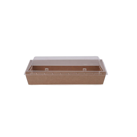 Kraft Salad Container 20.3x12.5x3.5 Cm