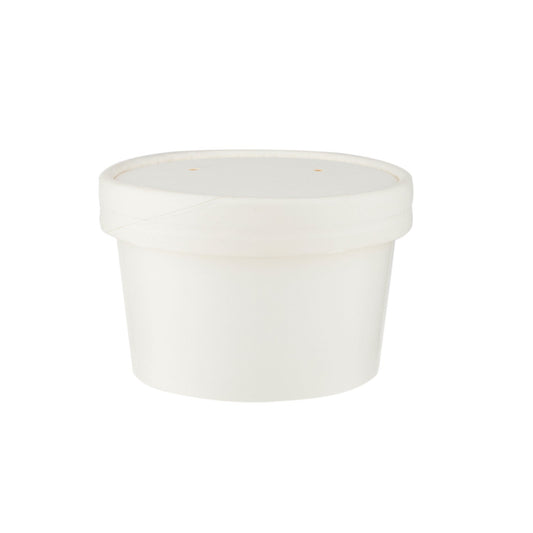 250 Pieces 12 Oz Paper Noodle Bowl With Lids