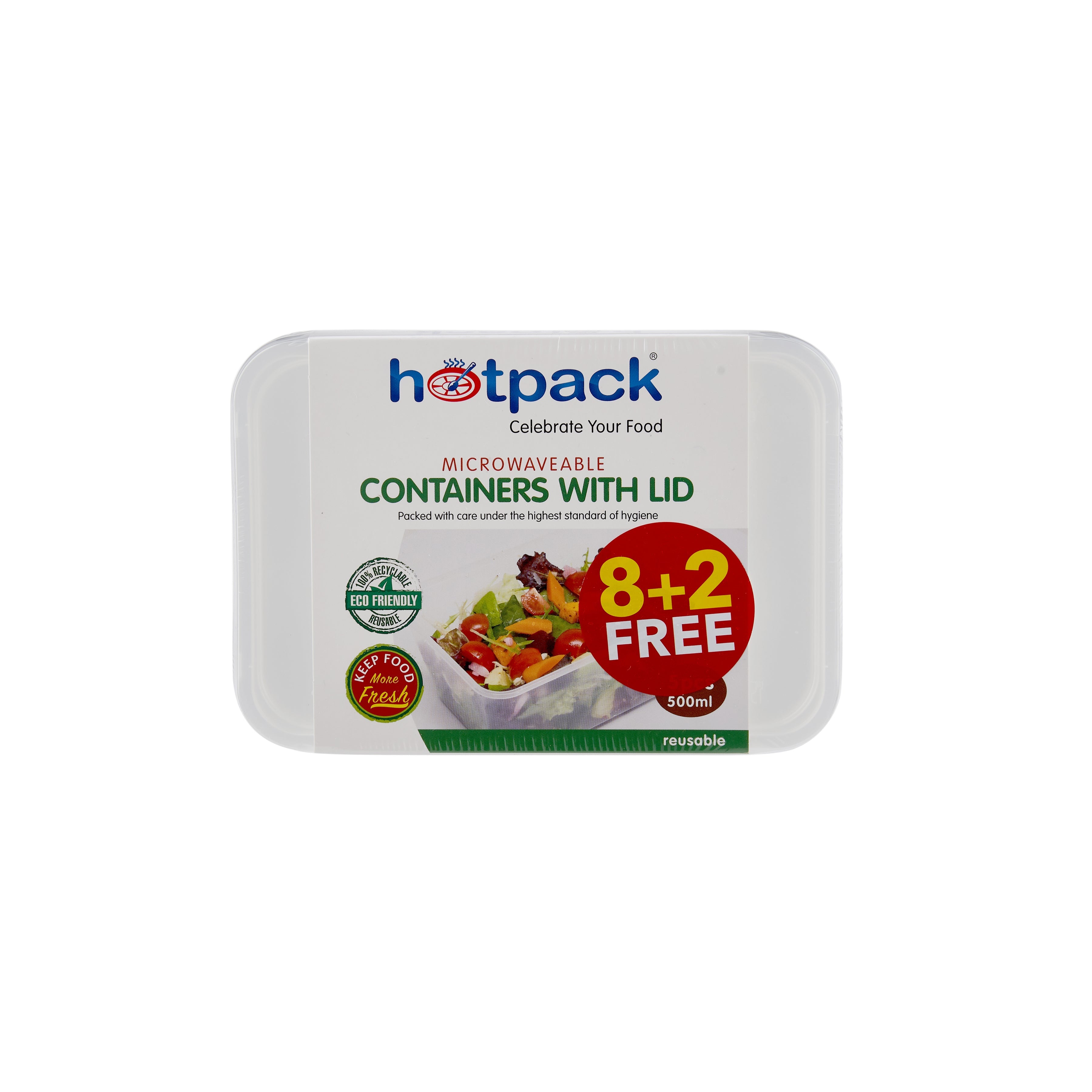 Offer Pack Clear Microwavable Rectangle Container