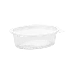 250 Pieces  Clear Hinged Oval Container