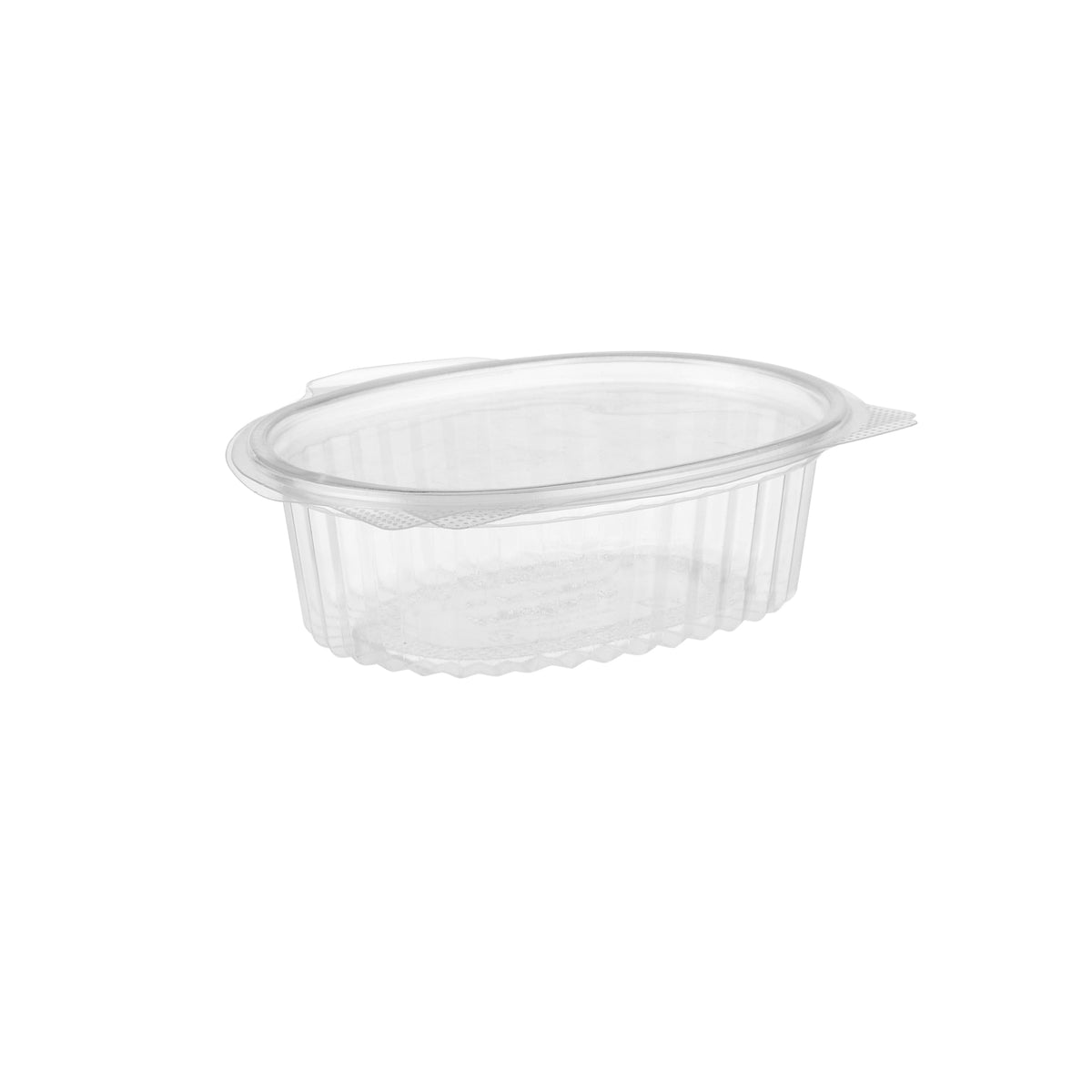 250 Pieces  Clear Hinged Oval Container