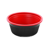 Red & Black Soup Bowl 700 cc with Lids