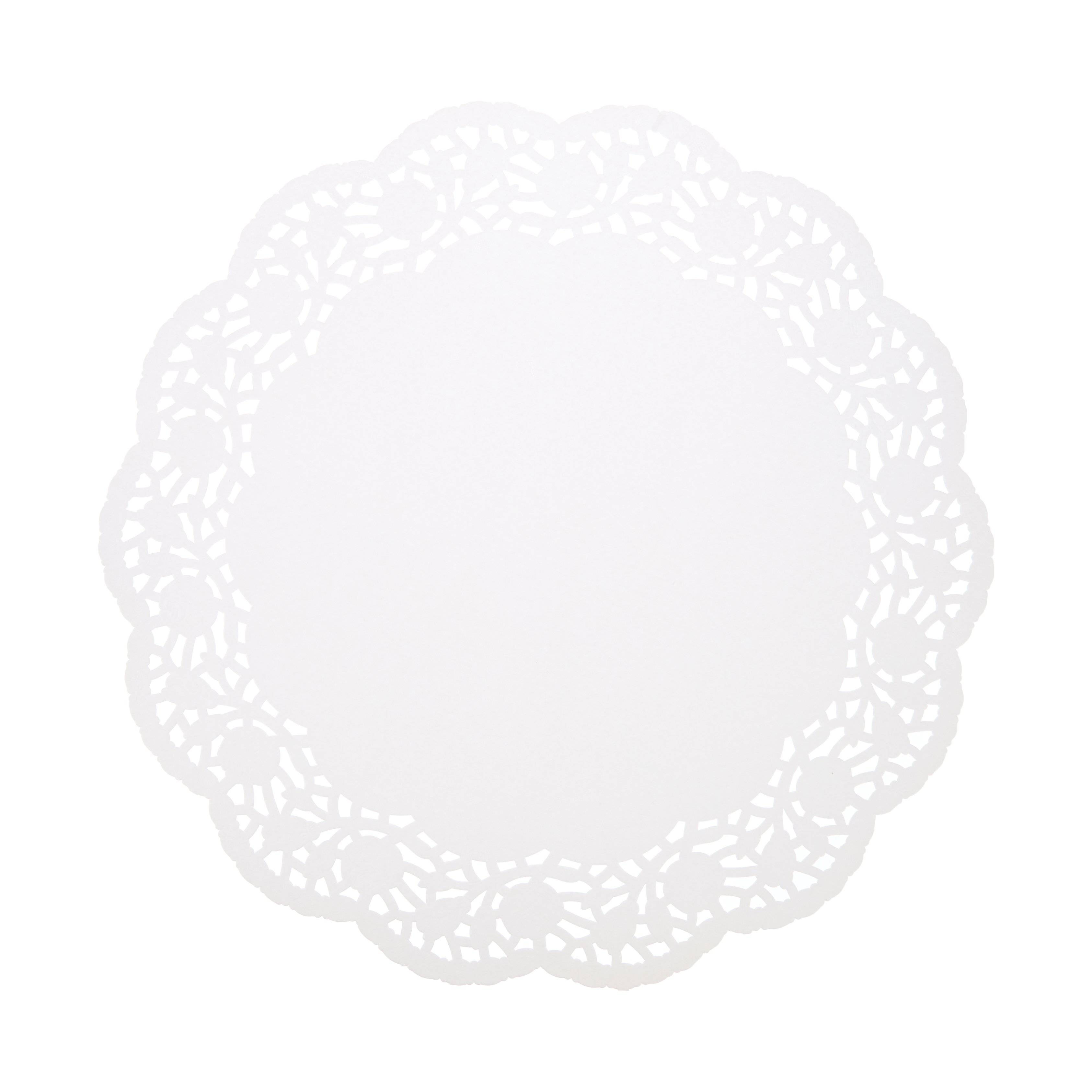 250 Pieces Round Doilies Paper 9.5 Inch