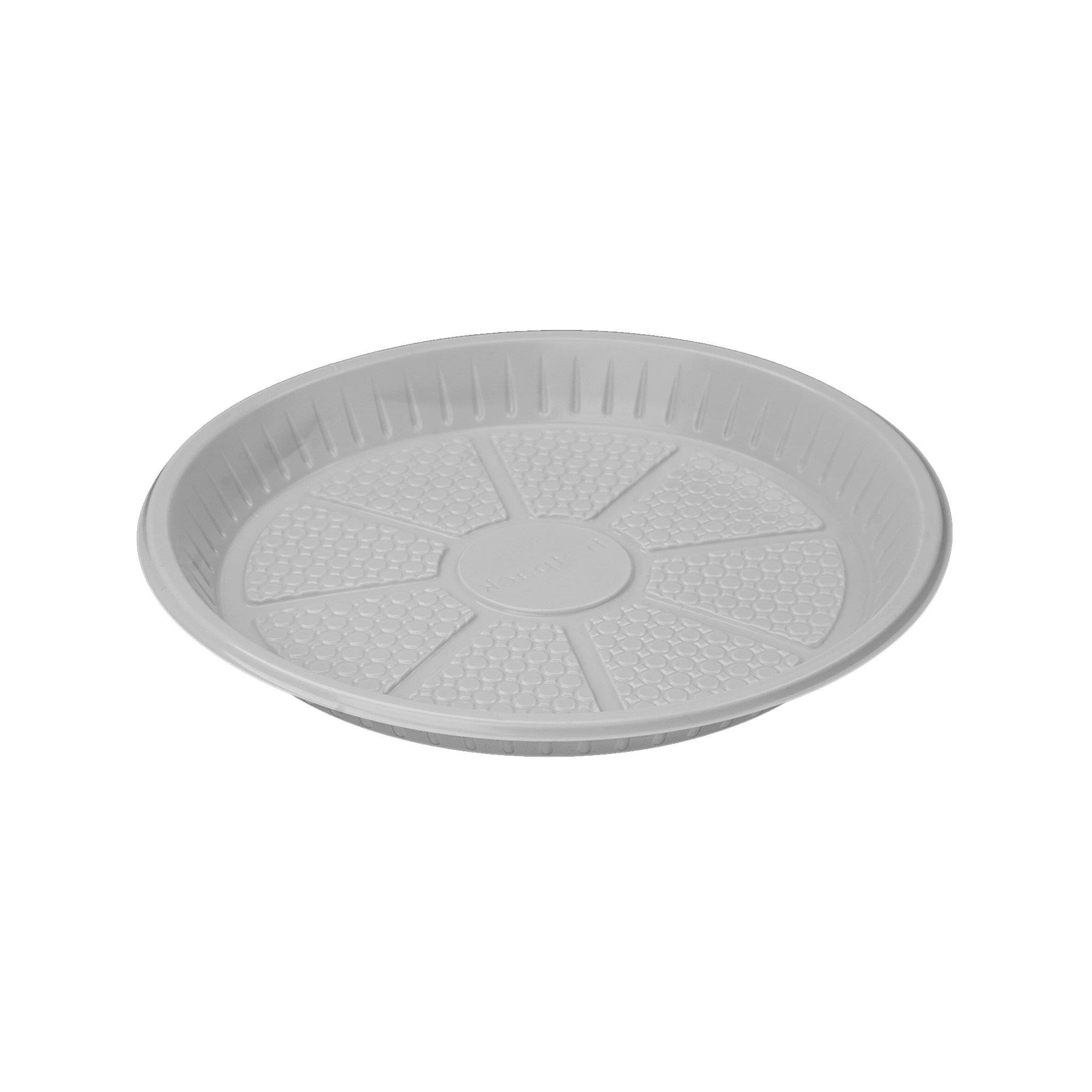 Round Plastic Plate White - Hotpack Saudi Arabia