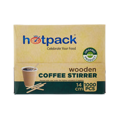 Disposable Wooden Coffee Stirrer 14 Cm