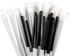 6mm Straight Straw Wrapped 250X40 Packets