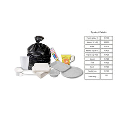 Ramadan Gift Pack (Cup, Plate, Napkin, Spoon, Fork, Bowl, Sofra, Tray, Trash bag)