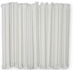 6mm Straight Straw Wrapped 250X40 Packets