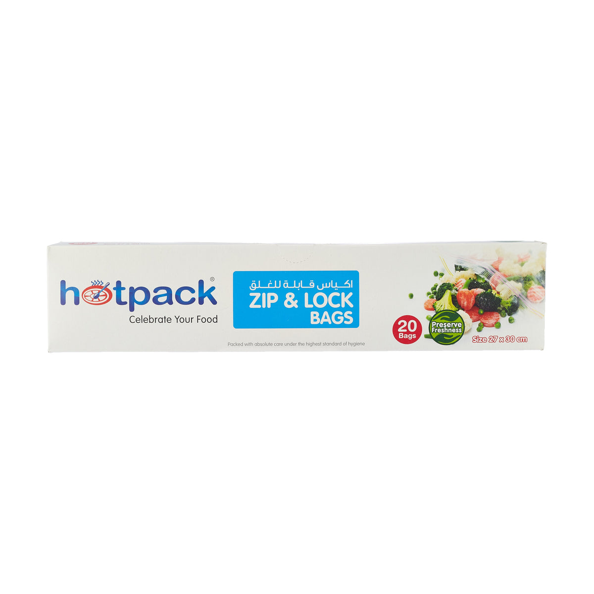 24 Packets Ziplock Lock Storage Bag 27 x 30 cm