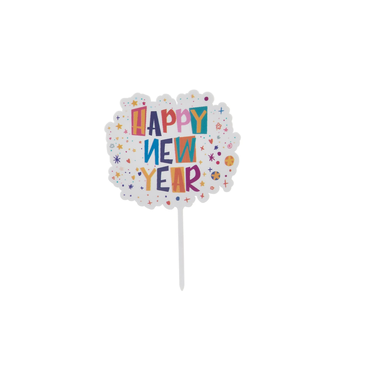 Happy New Year Cake Topper 1 Pcs