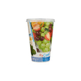 12 Oz Paper Juice Cup With Lid  25 Pieces