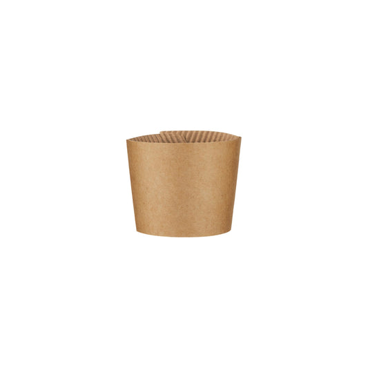 Kraft Sleeves For Paper Cups 8 Oz