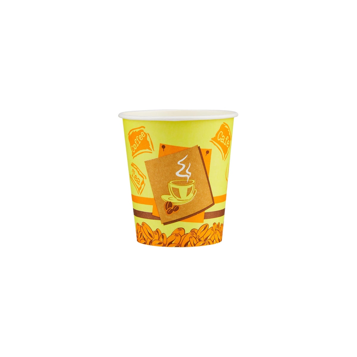 Printed Single Wall Paper Cups 7 Oz