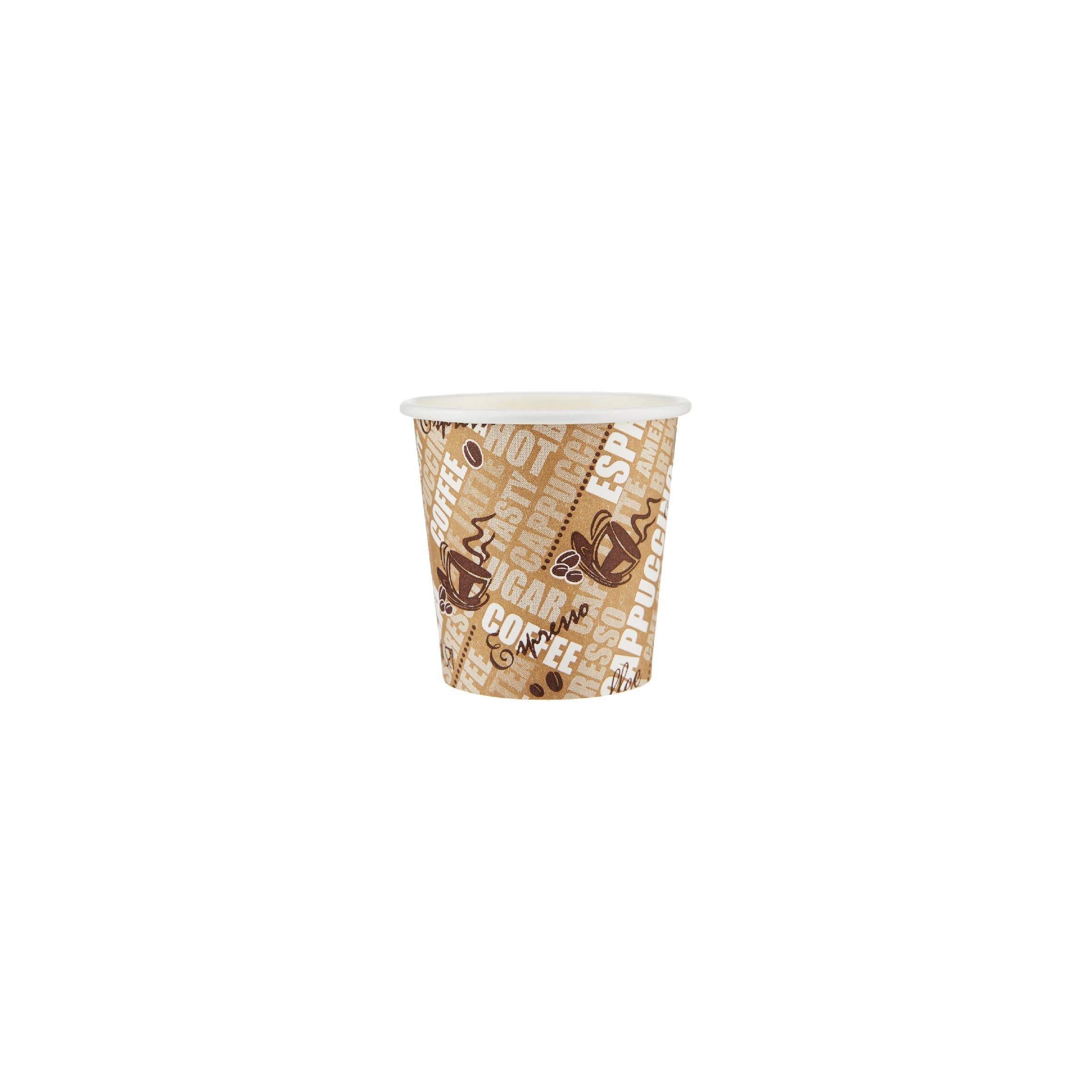 Printed Single Wall Paper Cups 4 Oz