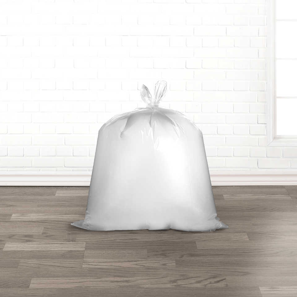 White Dust Bin Bag Roll 45*55 50 Pieces